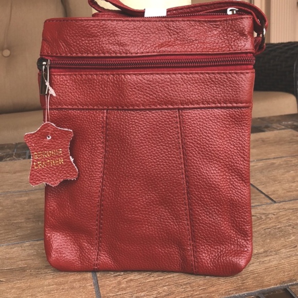 Leather Multipocket Crossbody - Picture 8 of 11